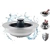 Hibbent Upgraded 3 in 1 Kitchen Sink Drain Strainer and Stopper Combo, Stainless Steel Metal Pop Up Sink Stopper, Anti-Clogging Basket Strainer with Handle for US Standard 3-1/2 Inch Drain