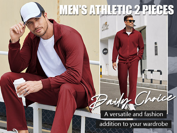 mens sports leisure track suits