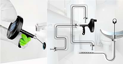 Products from Drainsoon Drain Clogs Remover in use