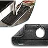 Ternal Sinkmat for Kitchen Faucet, Original Design, Absorbent Microfiber Fabric, Machine Washable Splash Guard & Drip Catcher For Around Faucet Handle [Black, Standard, 1 Pack]
