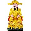 Hand Painting CAI Shen Statue - God of Wealth and Fortune, Feng Shui Decor, Caishen Sculpture, Tsai Shen Yeh
