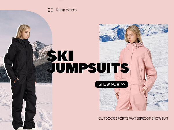 Women trendy snowsuit