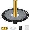 FERUERW Freestanding Bathtub Drain, Freestanding Tub Drain Rough-in Kit, Easy Freestanding Bathtub Drain Mounting Kit with ABS Plastic Adapter and Brass Liner