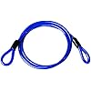 DocksLocks Weatherproof Straight Security Cable (5ft to 25ft Lengths) with Reinforced Looped Ends, Anti-Theft Protection for Kayaks, Bikes, Paddleboards, Outdoor Equipment, Bicycles and More 5ft