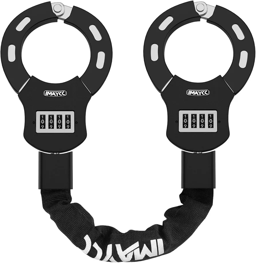 Scooter Lock, 4 Digit Combination Electric Scooter Locks Anti Theft Heavy Duty Resettable Keyless Bicycle Lock for E Scooter Bike Motorcycle & Door