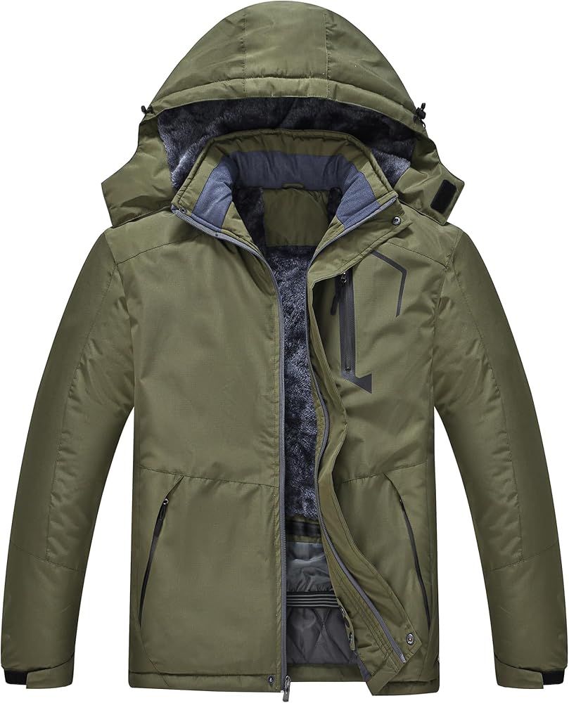 YuKaiChen Men’s Winter Windproof Ski Snowboard Jacket