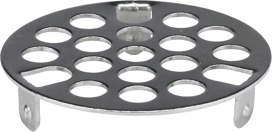 Danco 80062 9D000 1-5/8" Metal Drain Strainer, Chrome, Brass , White