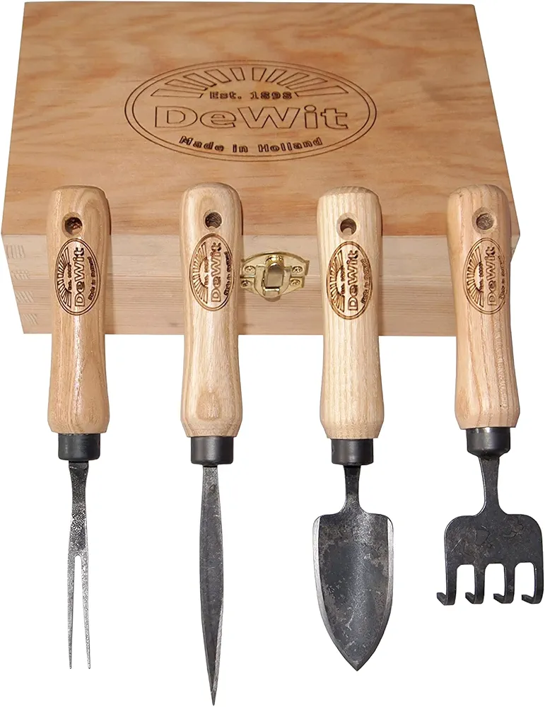 DeWit Bonsai Tool Kit in Wooden Box