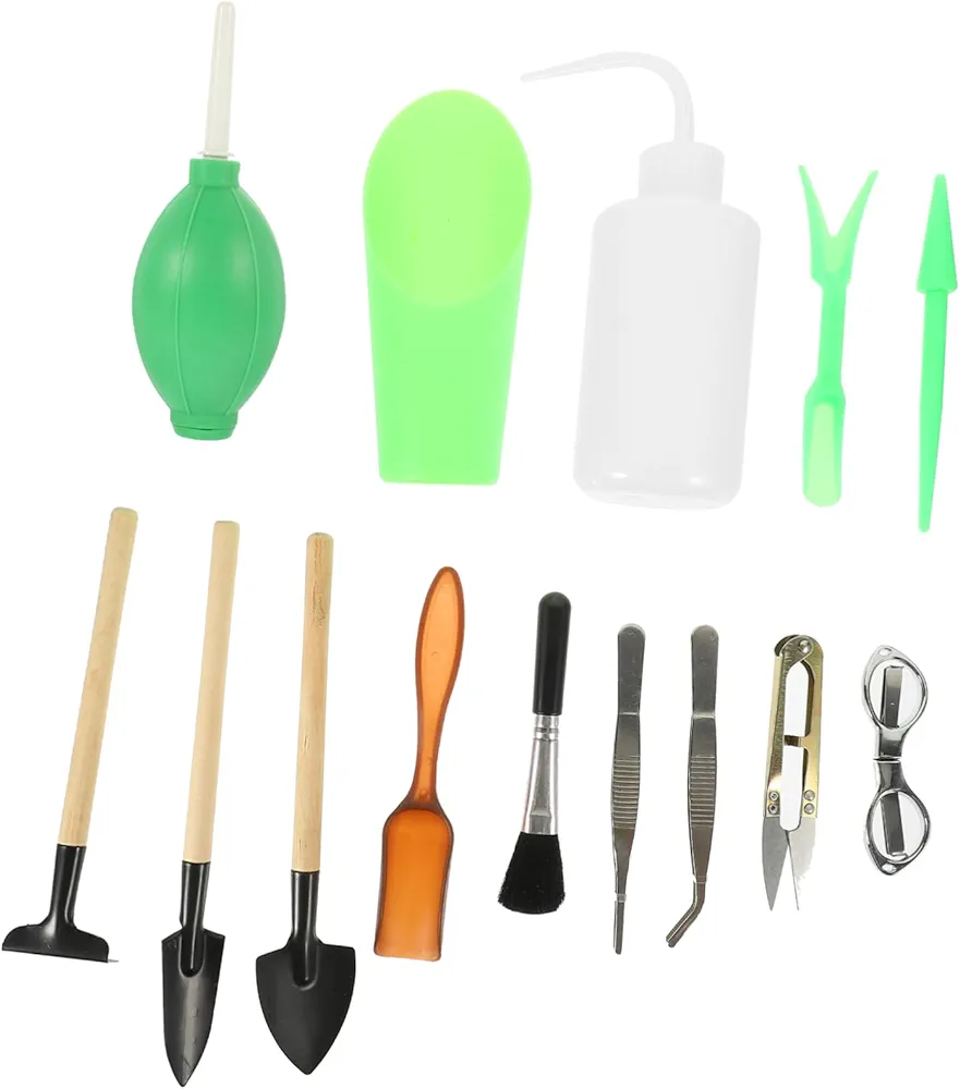 1 Set Bonsai Tree Plant Tweezers Terrarium Kit Tools Garden Shovels Flowerpot Shovels Tool Gardening Garden Tool Garden Shears Bonsai Precision Kit Garden Rake Leaf Blower Plastic