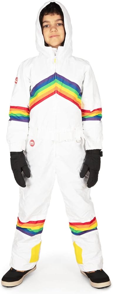 Tipsy Elves Loud Bright Colorful and Neon Ski Suits for Kids, Boys and Girls from