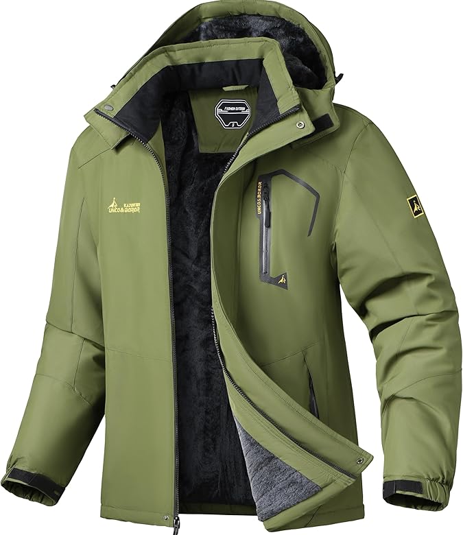 V.A.TOR 189 UNCO&BOROR Men's Ski Jacket Winter Warm Snow Coat Waterproof Hooded Outerwear Raincoats