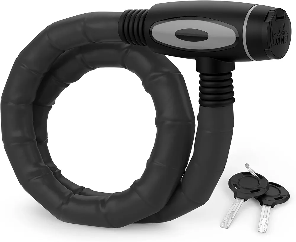 Armoured Lock Bicycle I Secure Theft Protection with 2 Keys I Bicycle Lock Bike Lock Bicycle Locks E-Bike