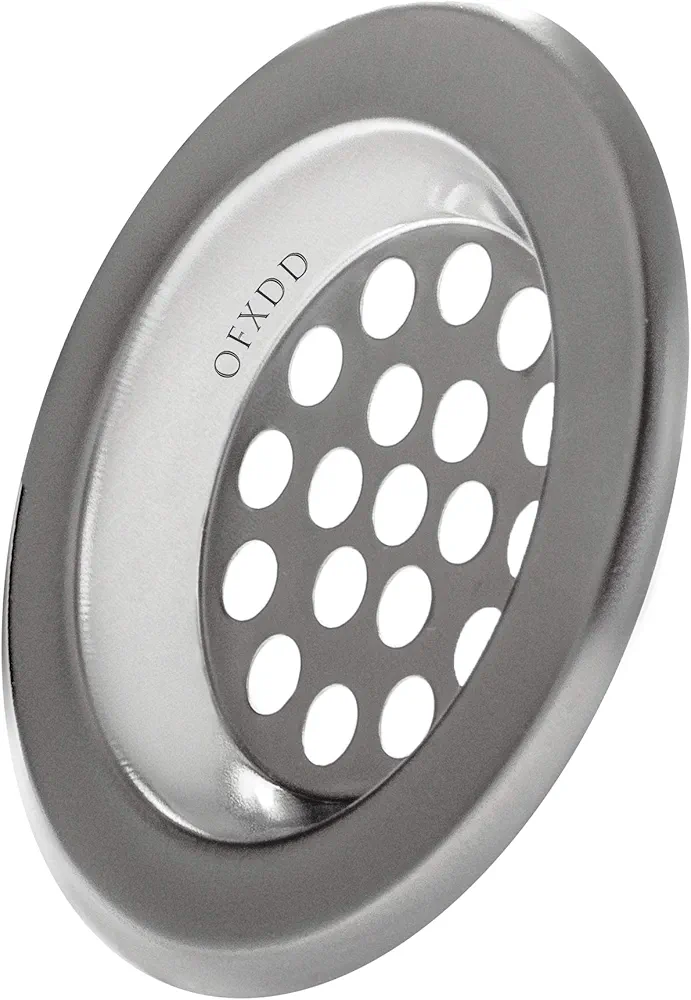 Tub Hair Catcher, Sink Strainer Stainless Steel, Hair Clog Drain Protector 2.5", Main Drain Cover Hair Catcher