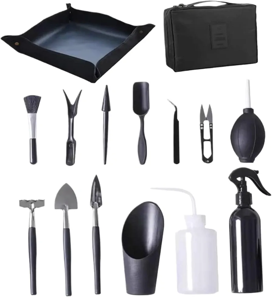 Tool Games Succulent Tool kit 15pcs/Set Mini kit of hommonual Bonsai Trees
