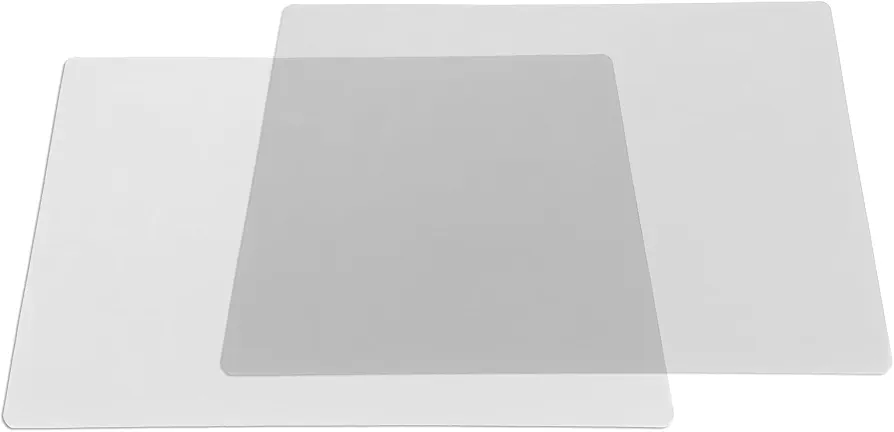 2Pack Extra Large Multipurpose Silicone Nonstick Pastry Mat, Heat Resistant Nonskid Counter Mat, Table Mat, 23.6''x15.75'' (Frosted)