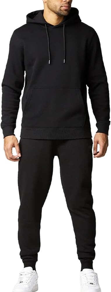 JIHUILAI Track Suits For Men 2 Piece Hoodies With Sweatpants Sets Casual Running Jogging Sport Suit Sets S-3XL