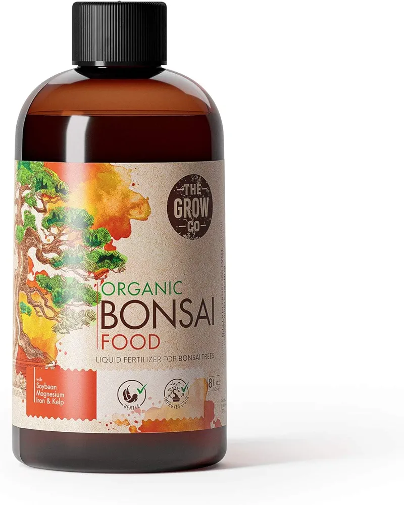 Bonsai Plant Food - Organic Liquid Fertilizer - Gentle Formula for Long Term Health - Excellent for All Live Indoor and Outdoor Bonsai Tree Plants in Pots (8 oz)