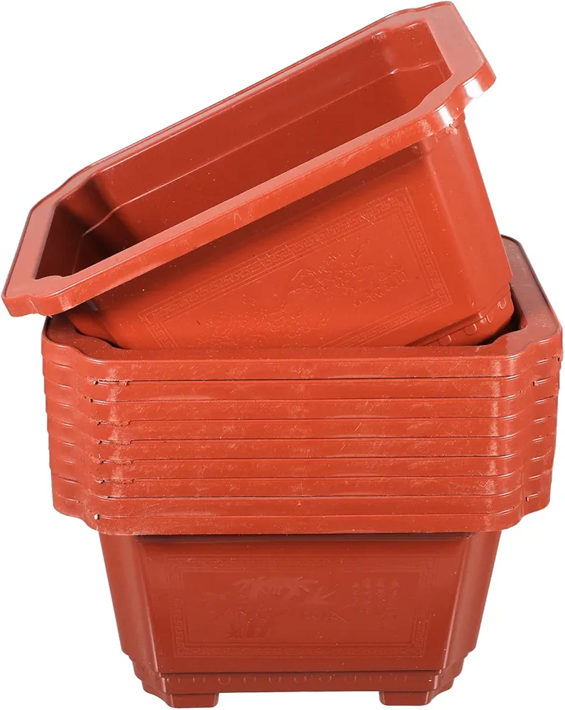 10pcs Bonsai Soil Bonsai Tool Kit Bonsai Pot Bonsaioutlet Bonsai Training Pots Bonsai Tools Indoor Bonsai Bonsai Potting Soil Bonsai Tree Bonsai Pots with Drainage Tray Bonsai
