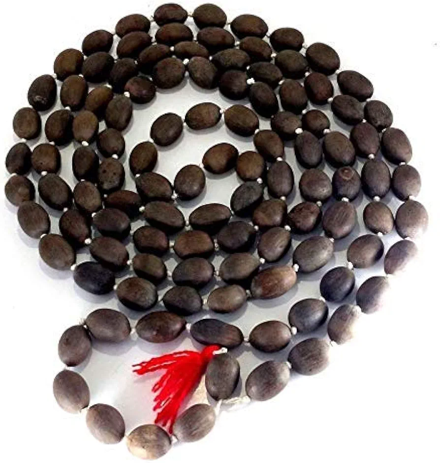 XUETZALCOATL Original 108 Lotus Seeds Kamal Gatta Mala Rosary for Japa, Laxmi Pooja and Wearing