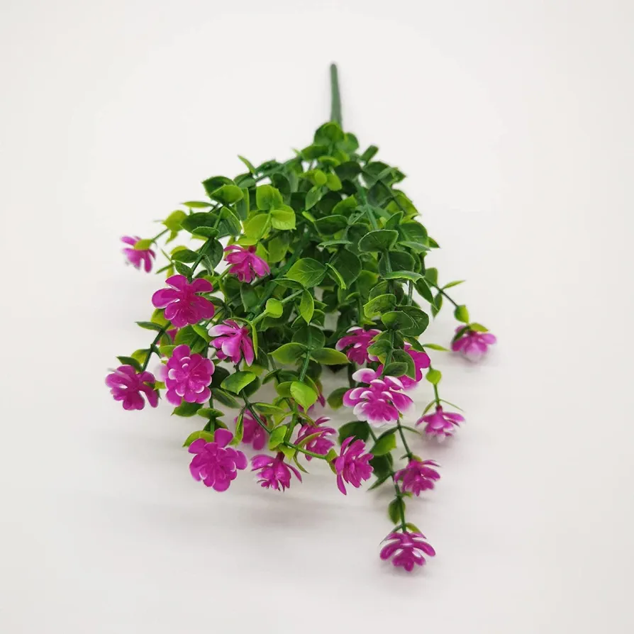 Simulated Milanese Grass Plastic qianqiancao Simulated Flower Eucalyptus Camellia Eucalyptus Leaf Small Lotus Plant Decorative Flower red Lotus
