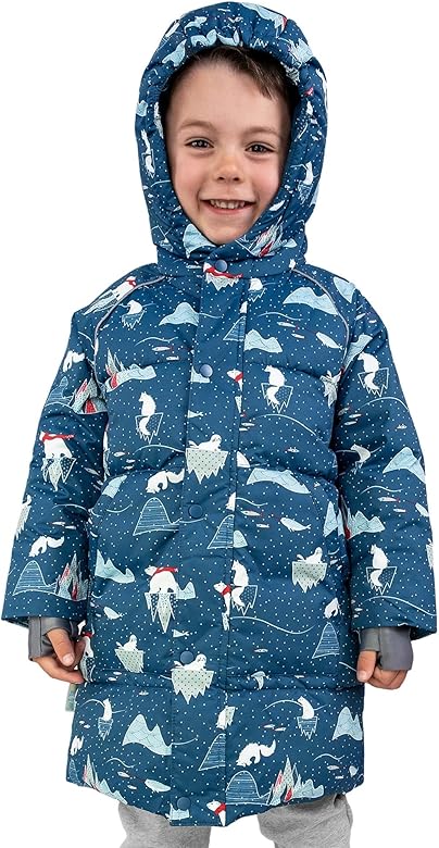 JAN & JUL Waterproof Insulated Puffy Coat for Toddlers and Kids