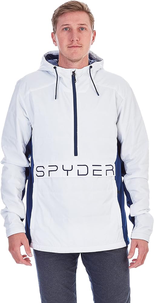 Spyder Men's Force Insulated Anorak Ski Jacket Windbreaker