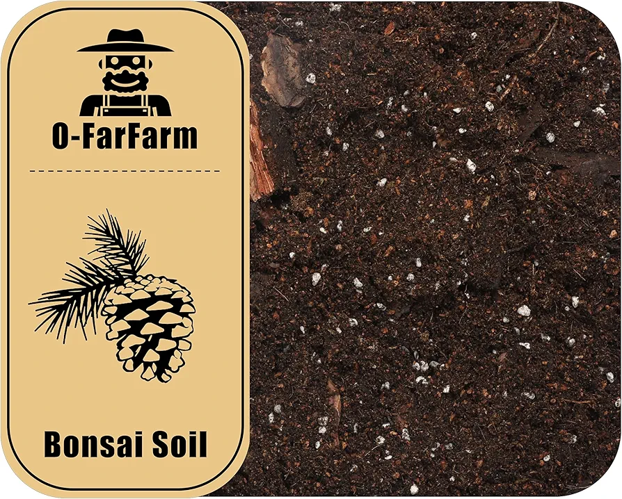 Potting Soil Mix for Bonsai 1qt, Organic Bonsai Tree Soil Ready to Use for Small Bonsai Pot, Fit for Bonsai Seedling, Repotting, or Bonsai Starter Kit