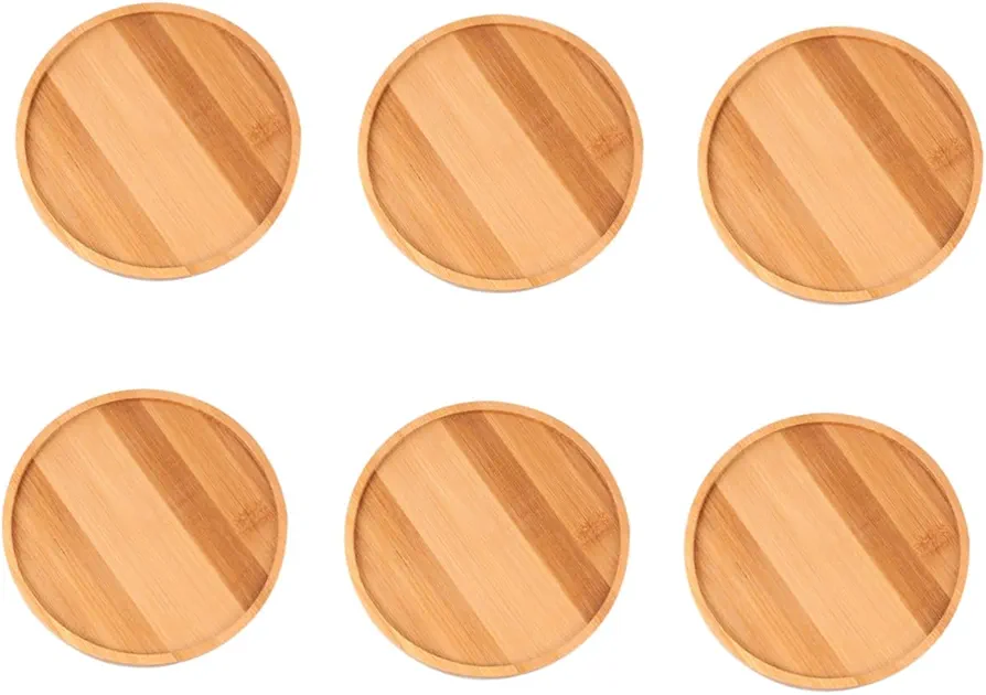 Sosoport 12pcs Succulent Round Tray Bonsai Tree Kit Succulent Pots Plant Tray Bonsai Fertilizer Bowl Pantry Shallow Bonsai Pot Bread Container Saucer Bonsai Pots Succulents Succulent Holder