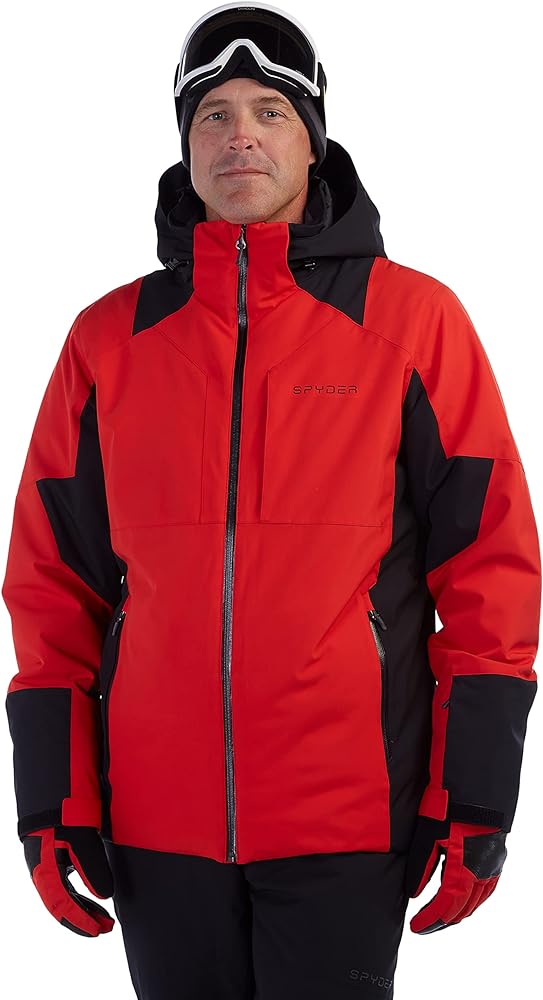 Spyder Men's Contact Insulated Ski Hooded Snow Jacket
