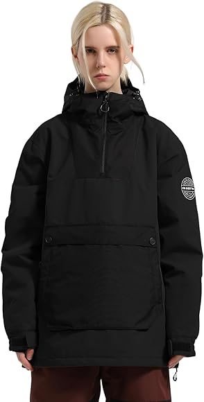 GSOU SNOW Women Ski Jacket Snow Coat Waterproof Windproof Snowboarding Jacket Coat Insulated Warm Winter
