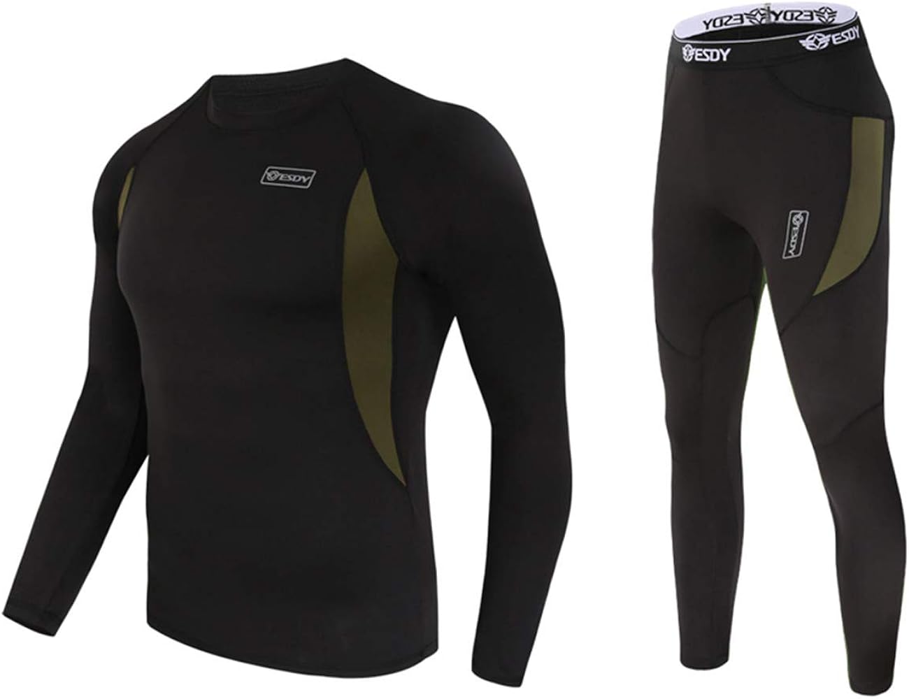 WINDCHASER Mens Thermal Underwear Set Winter Sport Hunting Gear Sport Long Johns Base Layer Bottom Top