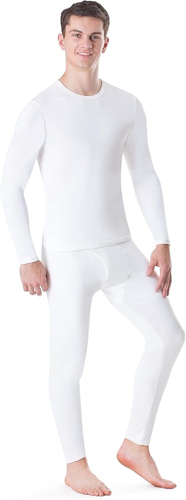 Rocky Thermal Underwear for Men, Long Johns Fleece Lined Set, Shirt & Pants, Base Layer w/Leggings/Bottoms Ski/Extreme Cold