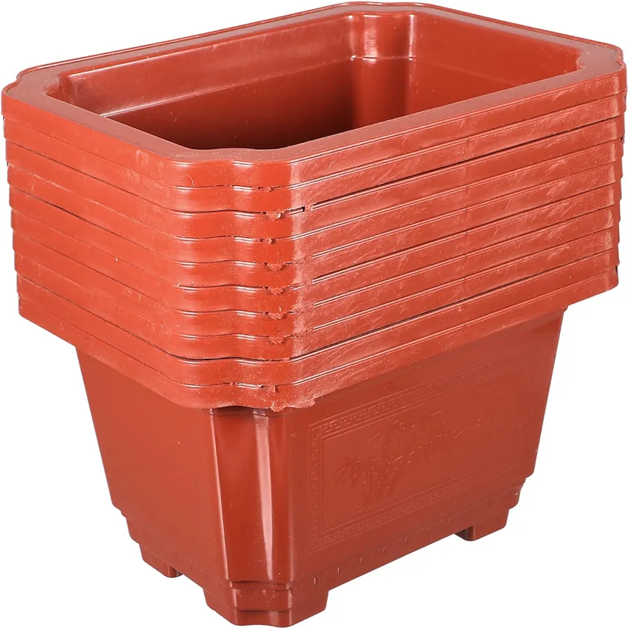 10pcs Bonsai Care Kit Bonsai Humidity Tray Tree Pots Bonsai Mix Bonsai Tree Pot Bonsai Tree Tool Kit Bonsai Training Pots Bonsai Training Pot Bonsai Tree Soil