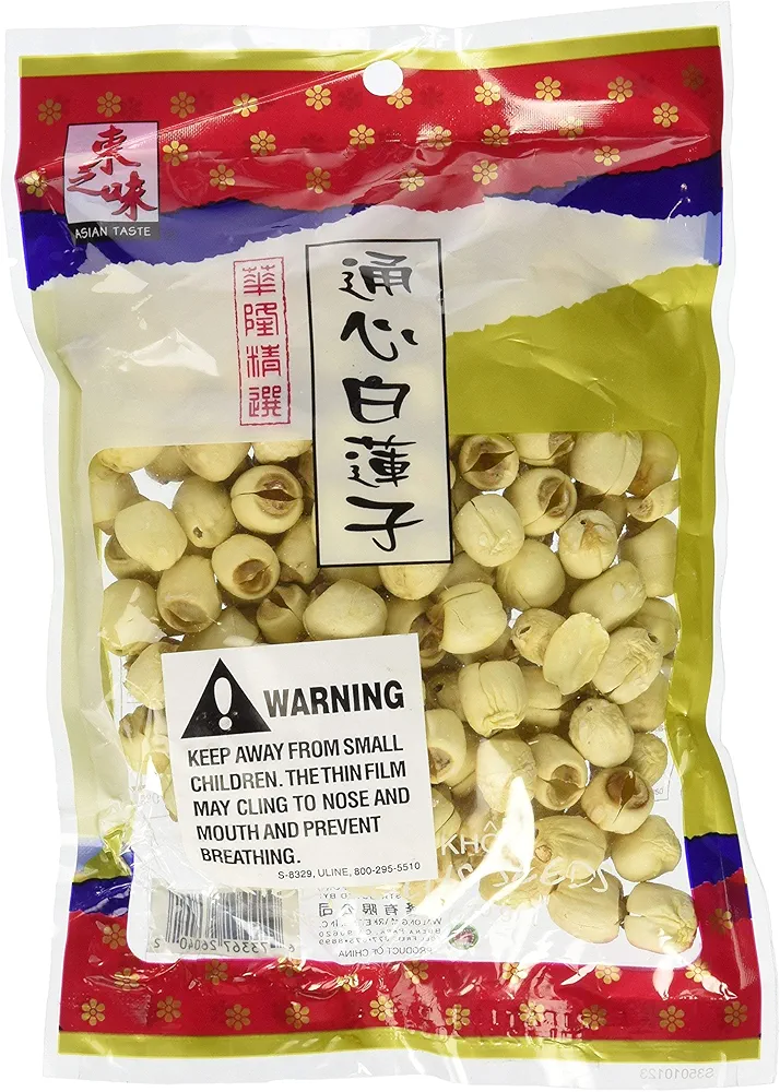 Dried Lotus Seeds (Hot Sen Kho) - 6oz (Pack of 2)