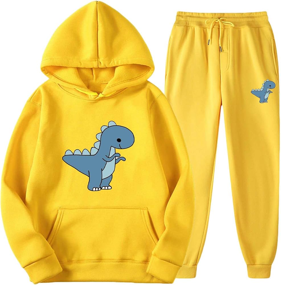 Muscularfit Unisex Hooded Sweatsuit Sport Jogger Tracksuit 2 Piece Outfits Casual Long Sleeve Hoodies Loose Sweatpants Set